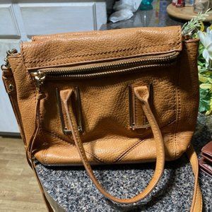 Botkier Honey gold pebble leather cross-body bag